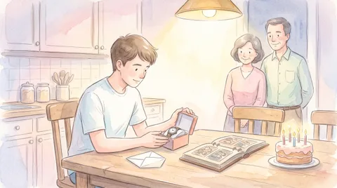 Regalo per i 18 anni del figlio: soldi, documenti, ricordo